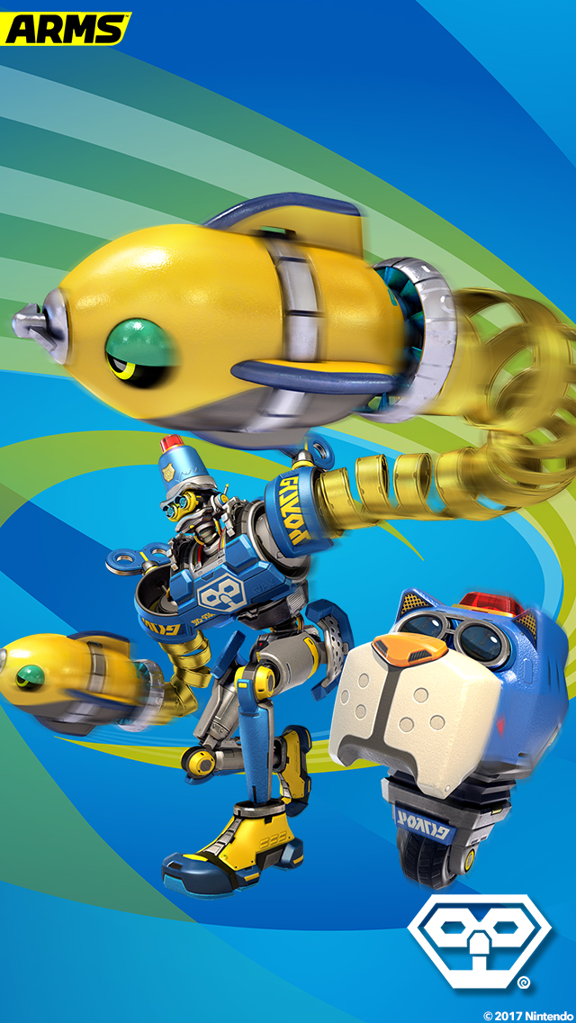my.nintendo.com/Wallpaper - ARMS (Byte and Barq)/ARMS_Byte_and_Barq_[640x1136].jpg
